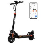 HITWAY Electric Scooter,Foldable Electric Scooters For Adults,10”Tubeless Tires,Double shock absorber,500W Motor,15.6AH-27AH Battery,3 Speed Modes,70-110KM Range,Max Speed 25KM/H,Led Display,APP