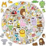 SYCARON 200PCS Water Bottle Stickers for Kids, Cute Waterproof Vinyl Stickers Laptop Decals Sticker Packs Back to School Gifts, Skateboard Stickers for Girls Teens Adults (Animal Stickers)