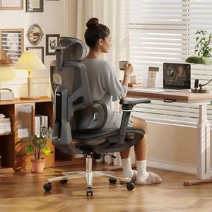 XiGoal S9 Ergonomic Office Chair 3-Zone Lumbar Support for Back Pain Relief
