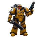 Pipigirl JoyToy 40K Genuine License 1:18 Action Figure, Imperial Fists Legion MkIII Despoiler Squad Sergeant with Plasma Pistol, 4.72 inch Action Figures Kits (Plasma Pistol)