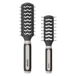 Conair Professional Hair Brush Set- Colors May Vary, Black, Assorted, 2 Count