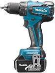 Makita DDF459RFJ cordless combi drill - cordless combi drills (Lithium-Ion (Li-Ion), 18 V, 22 min, 17.900 cm, 7.800 cm, 25.600 cm)