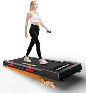 Stepwaver Walking Pad with Incline, Under Desk Treadmill for Home/Office Portable Treadmill 300lbs for Jogging/Running, 2.5HP Manual Inclined Treadmills with Remote Control for Small Spaces Black