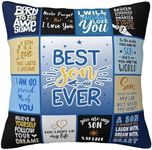 Fathers Day Son Gifts - Birthday Gifts for Son - Best Son Gift from Mom, Dad - Mother, Father to My Son Gift - Gifts for Adult Son - Grown Sons Birthday Gift Ideas Throw Pillow Cover 18"X 18"