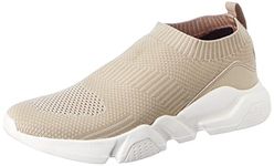 Bata Mens E-Jenson Beige Walking Shoe - 8 UK (8598065)