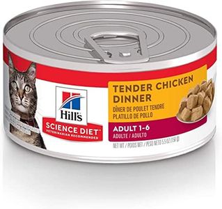 Hill's Science Diet Adult Tender Chicken Dinner Canned Wet Cat Food, 156g, 24 Pack