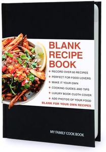 Suck UK | Recipe Book To Write In Your Own Recipes | Blank Recipe Book & Cookbooks To Write In | Hardcover Recipe Notebook | Blank Cookbook & Recipe Journal | Make Your Own Cookbook | DIY Cookbook