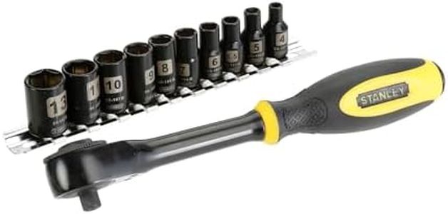 Stanley 0-94-607 Ratchet Rotator (11 Piece), Black/Silver