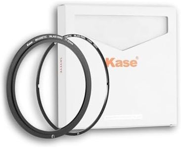 Kase 55mm Magnetic Screw in Adapter Ring Kit, Brass Magnetic to Threaded Filter Adapter Rings for Camera Lenses, Ultra-Thin 3.4mm Profile, Quick-Release Design, Compatible with UV CPL ND Filters