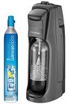 SodaStream Jet Sparkling Water Maker (Black), with CO2 and BPA free Bottle