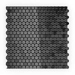 SpeedTiles Penny SB Modern Metal Tiles - Peel & Stick Tiles for Kitchen Backsplash, Bathroom, Interior Walls - 2X Faster Installation, No Glue is Required - Black Stainless Steel - 6 Pack (5.98 sqf)