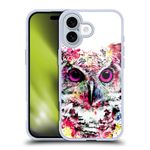 Head Case Designs Officially Licensed Riza Peker Owl Animals Soft Gel Case Compatible With Apple iPhone 16