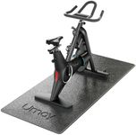 UMAY Fitness Home Gym 5 mm Thicken Exercise Equipment Mat, Treadmill Bike Rower Step Machine Floor Protector Mat, Small