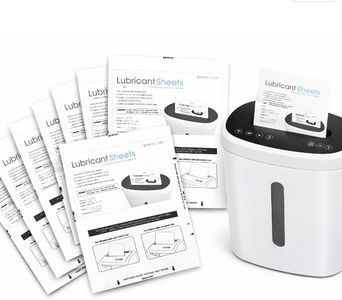 Commercial Sized Lubricant Sheets for Extra Wide Paper Shredders,Paper Shredder Lubricant Sheets 10/Pack 8.5” x 11" (A4-30er Pack)