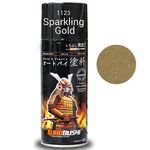 Samurai Kurobushi Spray Paint 1K #1123*- Sparkling Gold, Metallic Golden Sparkle Finish (D-I-Y) 400ml