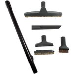 Cen-Tec Systems 93796 Premium Vacuum Attachment Kit with Telescoping Wand, Black