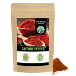 Cayenne pepper ground (250g, 8.8 oz), cayenne pepper powder, 100% natural, very hot, cayenne chili pepper gently dried and ground, without additives