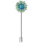 Smart Solar Peacock Windspinner Garden Light