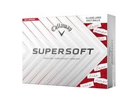Callaway Supersoft Love Valentine's Day Golf Balls - White (Pack of 12)