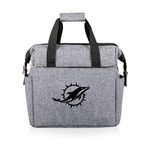 Gray Miami Dolphins Lunch Cooler