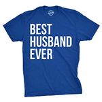 Mens Best Husband Ever T Shirt Funny Saying Novelty Tee Gift for Dad Cool Humor Mens Funny T Shirts Love T Shirt for Men Funny Dad Joke T Shirt Novelty Royal XXL