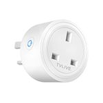 Smart Plug,1 Pack 13A Smart Plugs WiFi Outlet Works with Amazon Alexa(Echo, Echo Dot),Google Home, IFTTT, Wireless Smart Socket,Timer Plug Remote Control, Schedule and Timer Function, No Hub Required