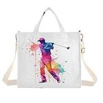 DUOBU Pattern Of Golf Women's Tote Handbags Top Handle Satchel Shoulder Bag Crossbody Bag, M, 13.7x4.9x12.2