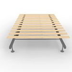 Greaton, 0.68-Inch Heavy Duty Horizontal Wooden Bunkie Board/Bed Slats, Enhance Mattress Support, Queen(60.5"), Beige