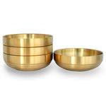 4 PCS 6 OZ Small Double Deck Stainless Steel Sauce Dish, Round Condiment Tray, Mini Sauce Plate, Sushi Dipping Bowls, Condiment Dish for Restaurant, Home (4 PCS)