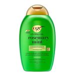 OGX Refreshing Scalp with Rosemary Mint Conditioner, Clarifying Blend to Remove Excess Oil and Residue, Clears Away Buildup, Sulfate Free, 385ml