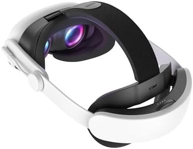 KIWI design K4 Boost Comfort Battery Head Strap Accessories for Meta/Oculus Quest 3/3S, Dual Charge the VR Headset and Battery Strap in 2.5h