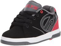 Heelys Boy's Propel 2.0 Running Shoes, Black/Red/Grey, 7 N US Big Kid