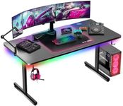 GTRACING Gaming Desk 55 Inch with L
