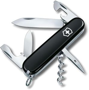 Victorinox Swiss Army Knife - Spartan - 12 Functions, Multitool - Black, 91 mm (1360330)