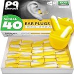 PQ Small Ear Plugs for Sleeping - 40 Soft Earplugs for Small Ear Canals, Ear Plugs for Sleeping Noise Cancelling Level 32 dB, Earplugs Sound Blocking Sleeping, Earplugs Sleep for Women and Men