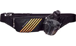 Nathan NS4523 Swift Plus Running Hydration Pack Fitness Running Belt with 10oz Flask, Black, One Size