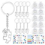 Ecation Team Gifts Puzzle Keychains