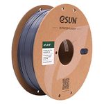 eSUN PLA Filament 1.75mm, ePLA-HS High Speed 3D Printer Filament Dimensional Accuracy +/- 0.03mm, 1KG Spool (2.2 LBS) Speedy Fast Printing Filament for 3D High Speed Printers, Grey