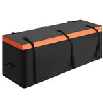 Aptliton 15 Cu Ft Heavy Duty Waterproof Hitch Cargo Carrier Bag, 150cm x 48cm x 57cm Rear Storage Bag for Cars, SUVs & Trucks, Reinforced Straps & Zipper, Fits Hitch Baskets, Easy to Install