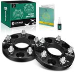 YHTAUTO 5x4.5 Hub Centric Wheel Spacers 20mm Fits Nissan & Infiniti Models, Altima, Sentra, Quest, 370Z, Q50 5x114.3mm Tire Spacers w/ 12x1.25 Studs 66.1 mm Hub Bore 5 Lug 2Pcs Black Wheel Adapter