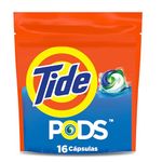 Tide PODS Original Scent HE Turbo Liquid Detergent Pacs, 16 count