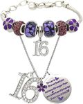 VeryMerryMakering 16th Birthday, 16 Year Old Birthday, 16th Birthday Girl, 16th Birthday Bracelet, 16th Birthday Necklace, 16 Year Old Daughter Birthday Gift Idea, 16th Birthday Gift, sweet 16 sash