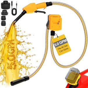 BuffVorce 5GPM Cordless Fuel Transfer Pump, Auto-Stop & Hand Trigger Nozzle