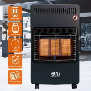 Portable Indoor Gas Heater – Foldable, 4.2kW with Regulator Set
