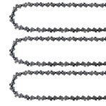 Aporozona 3PCS 14inch Chainsaw chain, (3/8LP 043 52DL)Replacement Accessories Chainsaw Blade Fits EGO CS1400, Fits Echo CS-2511T, Fits Lynxx 63287, Fits WORX, Fits Greenworks, Fits Poulan, Fits RYOBI