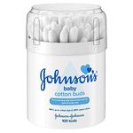 Johnson and Johnson Baby Cotton Buds 0.053 g (Pack of 100)