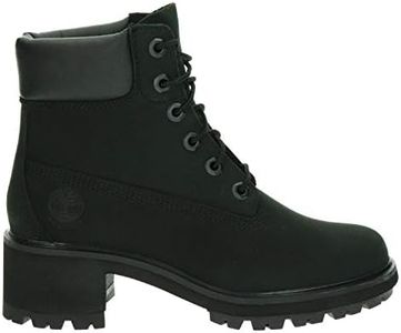 Timberland Women's Kinsley 6-Inch Waterproof Hiking Boot, Black Nubuck, 9