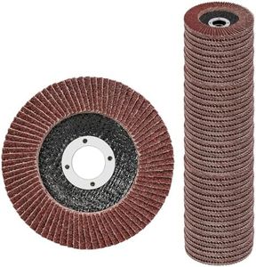 Angle Grinder Sanding Disc 4.5 Inch 40Pcs,4 1/2 Inch T27 Flap Discs,Grinding Wheel 7/8" Arbor Aluminum Oxide Abrasives, Flapper Wheel for Wood Metal Sanding,Angle Grinder Attachments