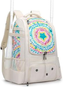 KAVIGOR Baseball Bag for Youth | Softball Backpack 50L Large Capacity with Shoe Compartment and 4 Bat Holders | Nova Flare Series