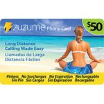 $50 Zuzume Prepaid Phone Calling Card - Save Big on International & Domestic Long Distance Calls